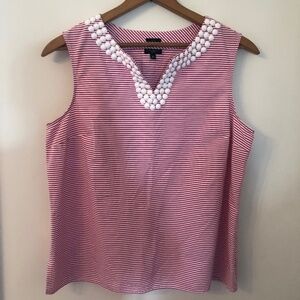 Talbots beaded tank.